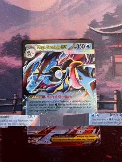 Mega Greninja ex 022/086 CRI Chaos Rising Holo Pokemon Card - Image 1