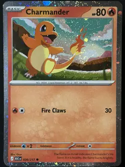 TAIL SWIRL 🌀💫 Charmander 020/217 Cosmos Holo Ascended ASC Pokemon Card NM - Image 1