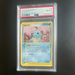 Pokemon Squirtle EX Team Magma vs Team Aqua #46/95 Regular PSA 8 2004 English - Image 4
