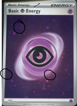 Pokemon TCG Psychic Energy Holo 3 Swirls 005 151 - English (NM) - Image 3