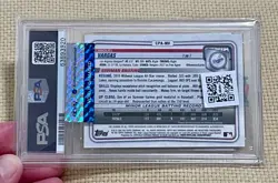 Miguel Vargas 2020 Bowman Chrome ATOMIC Refractors Auto Signed /100 - PSA 10 - Image 3