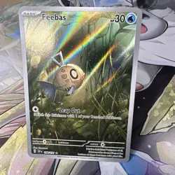 Feebas 198/191 - Pokemon TCG Surging Sparks Illustration Rare - NM/M Card - Image 1