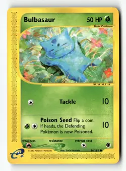 Pokemon Card Bulbasaur (94) LP Expedition 094/165 - Image 1