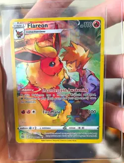 Pokemon TCG Flareon TG01/TG30 SWSH09 Brilliant Stars TG Ultra Rare Holo Eng - Image 1