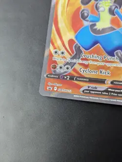 Lucario V SWSH213 Full Art Black Star Promo Pokemon Card - Image 5