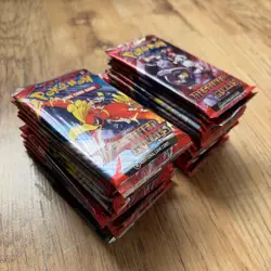 Pokemon Destined Rivals 36 Pack Booster Box OPENED No Hits Holos Reverse Bulk A - Image 1