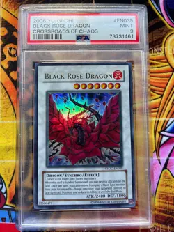 Black Rose Dragon CSOC-EN039 Ultra Rare Unlimited Yugioh PSA 9 - Image 1