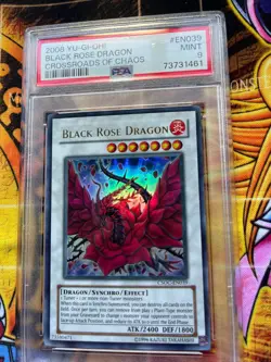 Black Rose Dragon CSOC-EN039 Ultra Rare Unlimited Yugioh PSA 9 - Image 4