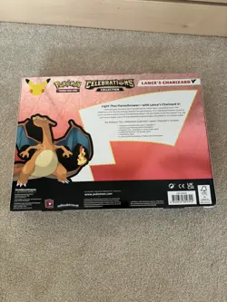 Pokemon TCG Celebrations Lance's Charizard v Brand New Factory Sealed Collection - Image 2