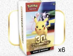 Pokemon 30th Anniversary Booster Bundles x6 Pre Order / Pre Sale - Image 1