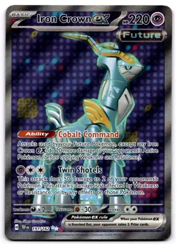 Iron Crown ex - Ultra Rare SV05: Temporal Forces 191/162 NM Pokemon - Image 1