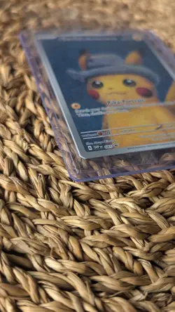 Pikachu with Grey Felt Hat 085 SVP EN Van Gogh Museum Promo Pokemon Card Raw - Image 3