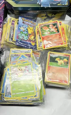 17.1 Lbs. Lot of Assorted Pokemon Trading Cards - Image 3