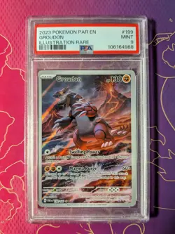 Groudon 199/182 PSA 9 - Scarlet & violet: Paradox Rift - Pokemon Card - rare - Image 1