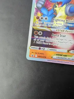 Lucario VSTAR Swsh214 Swsh: Sword & Shield Promo Cards Holo - Image 5
