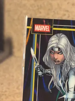 2026 Topps Chrome Marvel Silver Sable Black Ray Wave /10 - Image 2