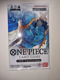 Promotion Pack Vol. 6 PROMO One Piece Card Game CCG Japanese 2024 Sealed NEW - Image 1