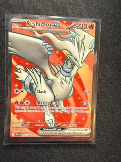 Pokemon TCG Reshiram ex 158/086 Full Art Ultra Rare – S&V White Flare – NM - Image 2