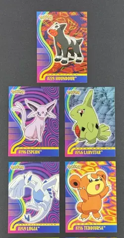 2001 Topps Pokemon TV Animation Lot 27-Cards Johto League Champions Non-Foil MP - Image 1