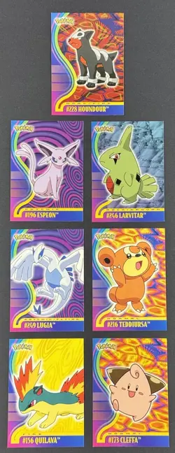 2001 Topps Pokemon TV Animation Lot 27-Cards Johto League Champions Non-Foil MP - Image 2