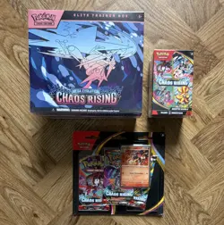 Pokemon Pokemon TCG Chaos Rising ETB, Booster Bundle + Blister Pack - Image 1