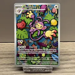 Ambipom 107/094 Illustration Rare Phantasmal Flames Pokemon Near Mint - Image 1