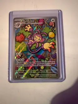 AMBIPOM 107/094 ILLUSTRATION RARE PHANTASMAL FLAMES POKEMON HOLO NEAR MINT - Image 1