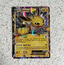Pokemon TCG Jolteon EX 28/83 Generations Holo Ultra Rare EX English 2016 - Image 1