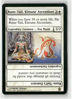 Rune-Tail, Kitsune Ascendant Saviors of Kamigawa NM MTG - Image 1