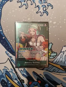 ST02-007 Jewelry Bonney Alt Art Winner Promo One Piece TCG English Card - Image 1