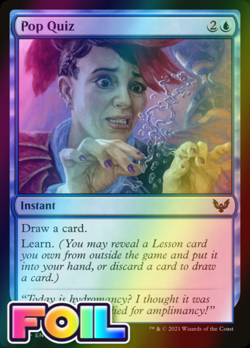 x1 Pop Quiz STX MTG 49/275 FOIL COMMON M/NM 1x - Image 1
