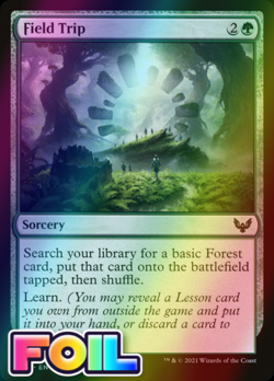 x1 Field Trip STX MTG 131/275 FOIL COMMON M/NM 1x - Image 1
