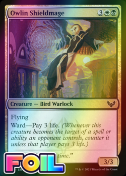 x1 Owlin Shieldmage STX MTG 210/275 FOIL COMMON M/NM 1x - Image 1