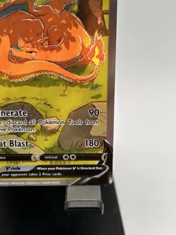 Charizard V SWSH260 Sword & Shield Full Art Black Star Promo Pokemon Card NM - Image 4