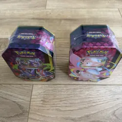 Pokemon TCG Mega Gengar Moonlit Tin & Mega Clefable Moonlit Tin - Factory Sealed - Image 3