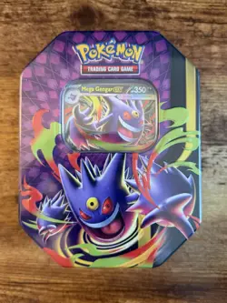 Pokemon TCG: Mega Gengar ex Moonlit Tin Factory Sealed - Image 1