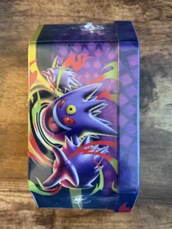 Pokemon TCG: Mega Gengar ex Moonlit Tin Factory Sealed - Image 5
