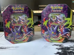 Pokemon TCG Mega Moonlit Tin Bundle - 2X Mega Gengar - Brand New Factory Sealed - Image 2