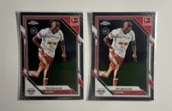 2025/26 Topps Chrome Bundesliga Yan Diomande Rookie Card Lot (2) #59 RB Leipzig - Image 1