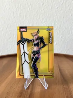 Topps 2026 Chrome Marvel Magik #134 Gold Refractor Serial Numbered 15/50 Card - Image 1