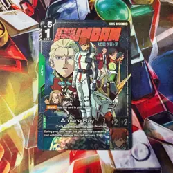 Gundam Card Game - Amuro Ray GD05-085 R+ - Freedom Ascension - Image 1
