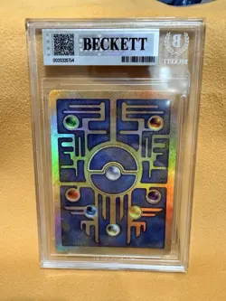 1999-02 Pokemon Promos 2000 Movie WotC American Ancient Mew BGS 8 - Image 2