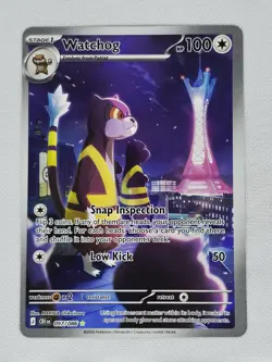 Watchog 097/086 Me04: Chaos Rising Holo Illustration Rare NM - FULL ART - Image 1