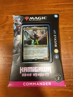 Buckle Up - MTG Kamigawa Neon Dynasty - Commander Deck, , New / Sealed - Image 1