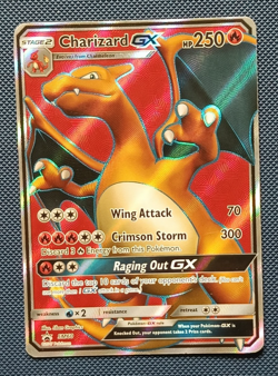Pokemon TCG Charizard GX SM60 Black Star Promo Card Standard Size MP - Image 1