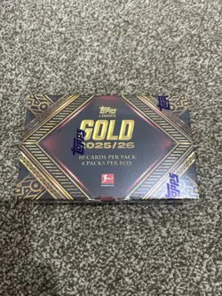 Topps Bundesliga Gold 2026 Hobby Box Brand New & Sealed - Image 1