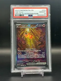 PSA 10 GEM MINT Chi-Yu ex Paldea Evolved Full Art Holo Pokemon Card #259/193 - Image 1