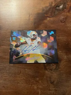 2023 Panini Luminance Hendon Hooker Rookie Gold Auto #179 /100 - Image 1