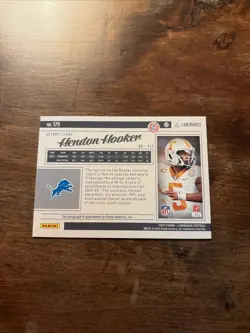 2023 Panini Luminance Hendon Hooker Rookie Gold Auto #179 /100 - Image 2