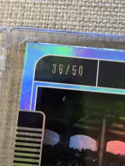 2022 Panini Three and Two - Moments Babe Ruth #M-4 Holo Gold /50 - Image 3